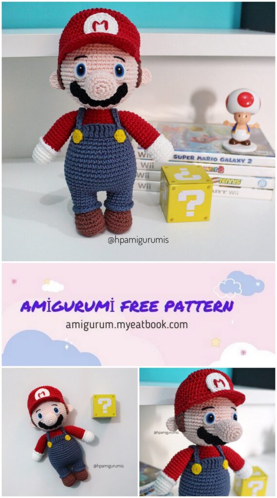 Amigurumi Mario Free Crochet Pattern - Amigurumi Free Patterns